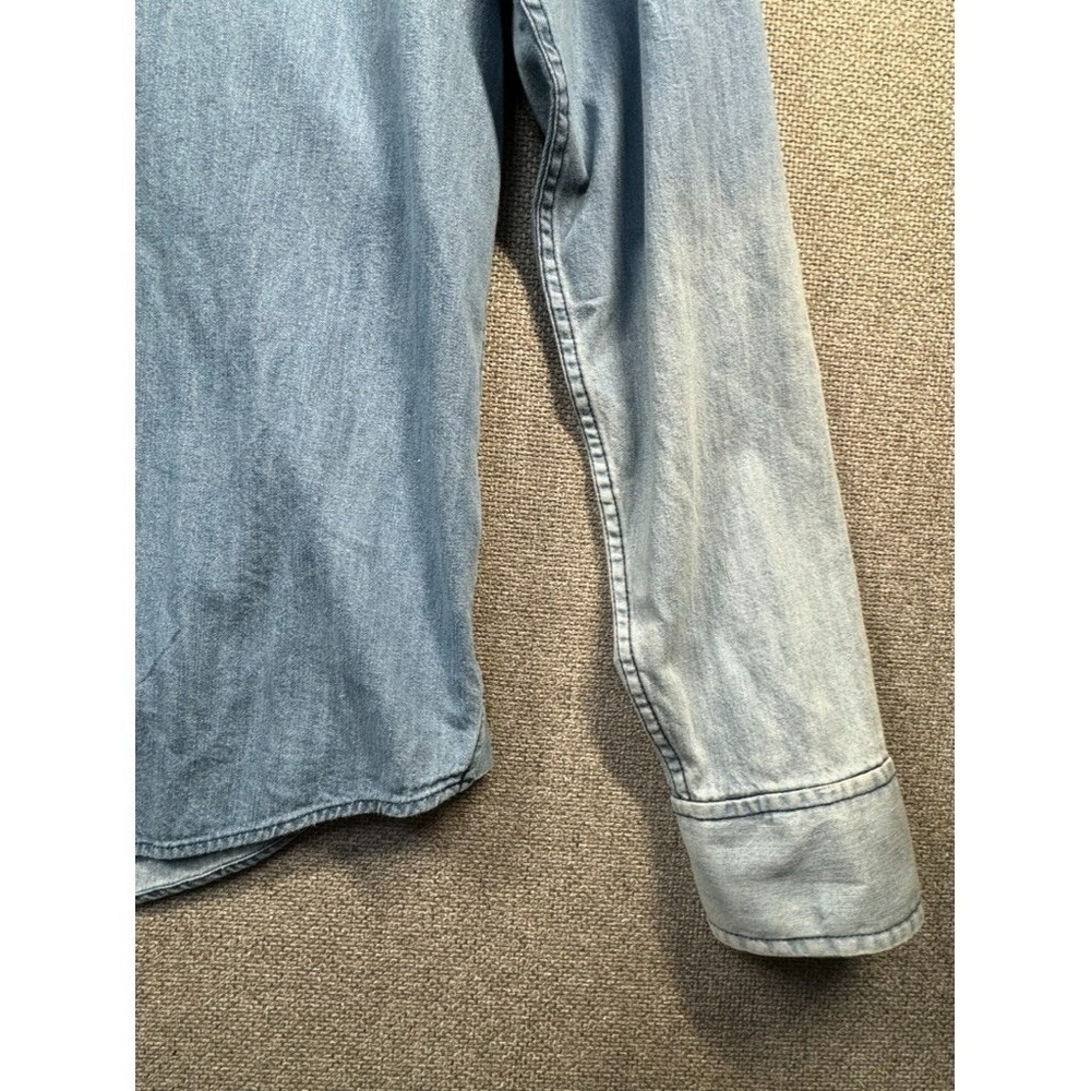 The Rail Denim Ombre Shirt Mens L Button Down Western Layers Beach - Picture 4 of 8